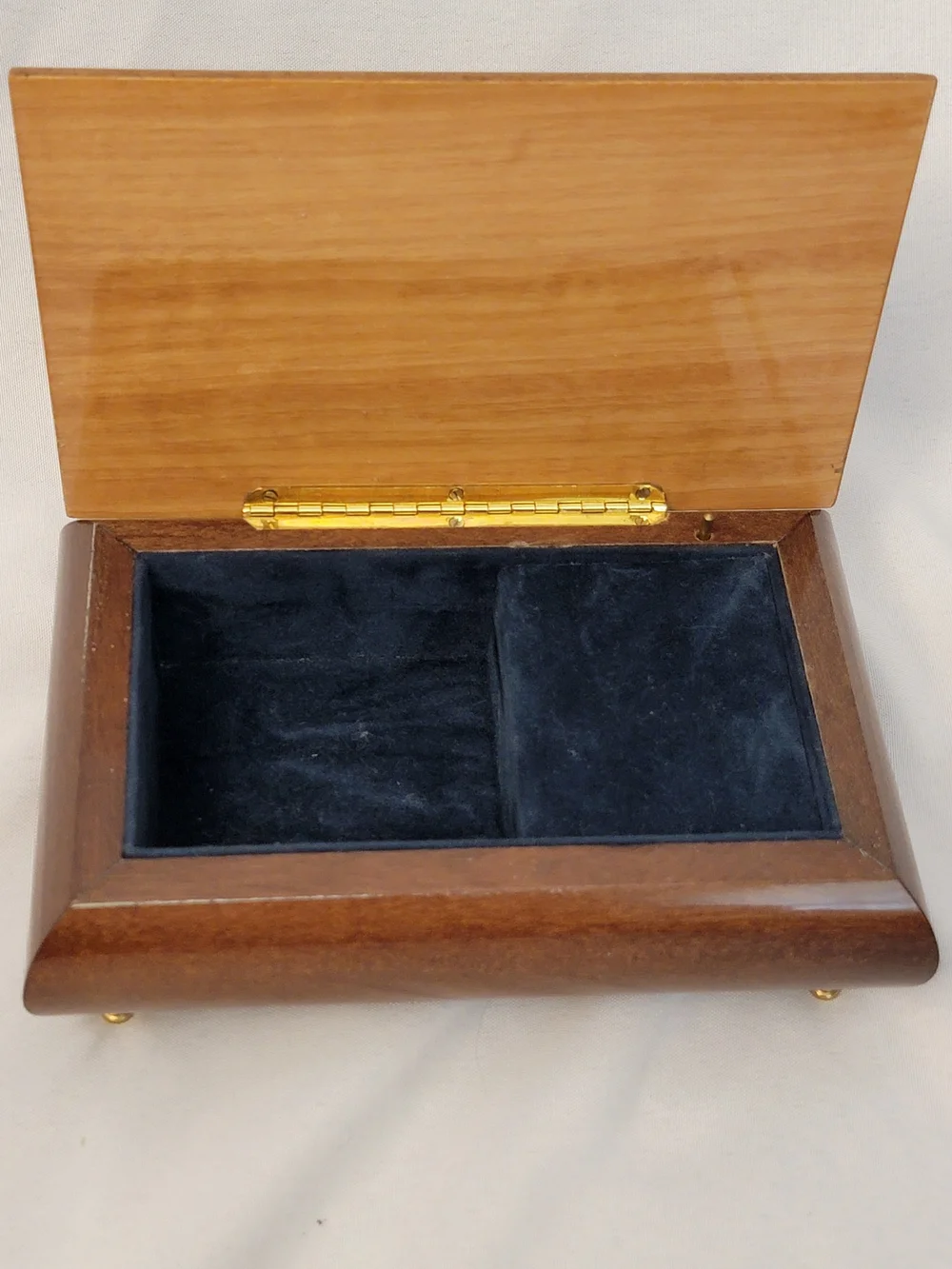 Intarsitalia Made In Italy Wooden Floral Music/Jewelry Box